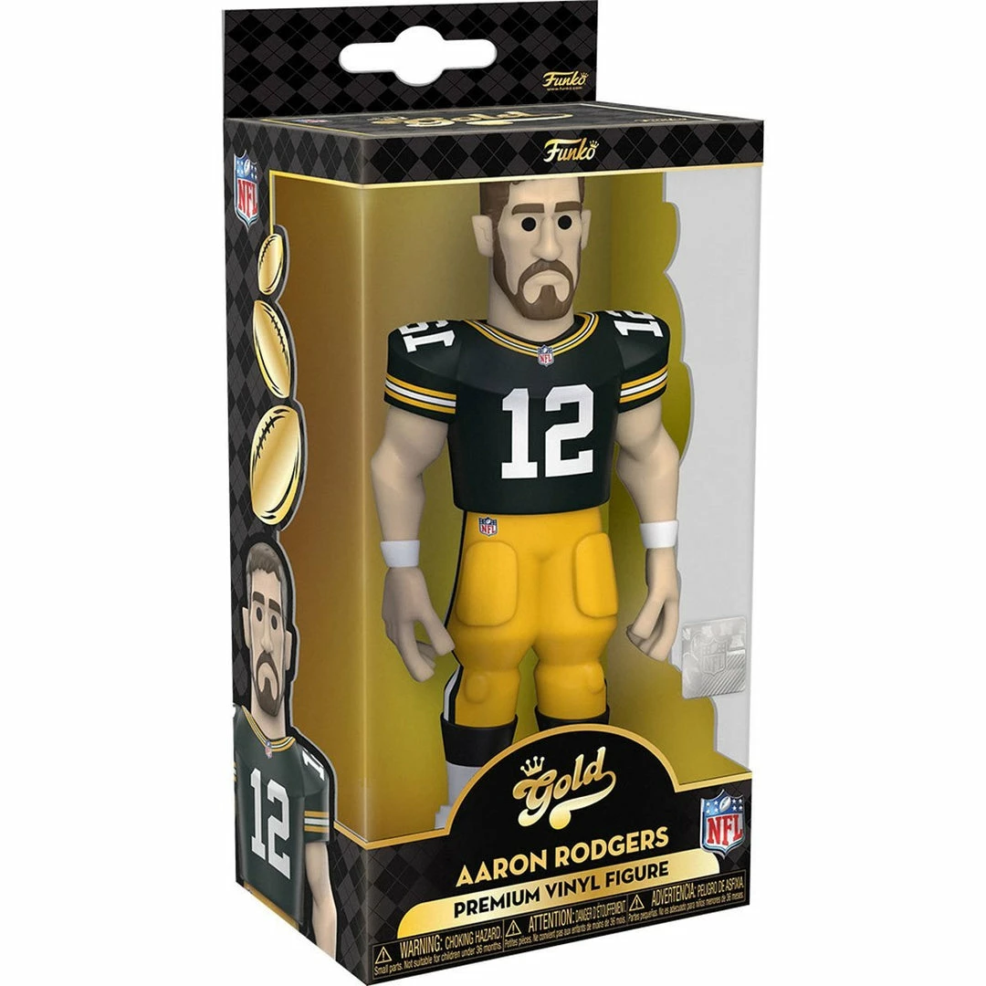 JUST ARRIVED! Funko Vinyl Gold - NFL Packers - Aaron Rodgers (Home Uniform) 5" 1 JUST ARRIVED! Funko Vinyl Gold - NFL Packers - Aaron Rodgers (Home Uniform) 5"