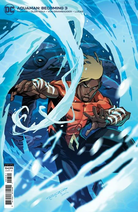 DC COMICS AQUAMAN THE BECOMING #3 (OF 6) CVR B KHARY RANDOLPH CARD STOCK VAR 1 DC COMICS AQUAMAN THE BECOMING #3 (OF 6) CVR B KHARY RANDOLPH CARD STOCK VAR