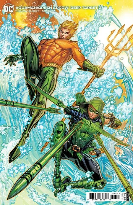 DC COMICS AQUAMAN GREEN ARROW DEEP TARGET #3 (OF 7) CVR B JONBOY MEYERS CARD STOCK VAR 1 DC COMICS AQUAMAN GREEN ARROW DEEP TARGET #3 (OF 7) CVR B JONBOY MEYERS CARD STOCK VAR