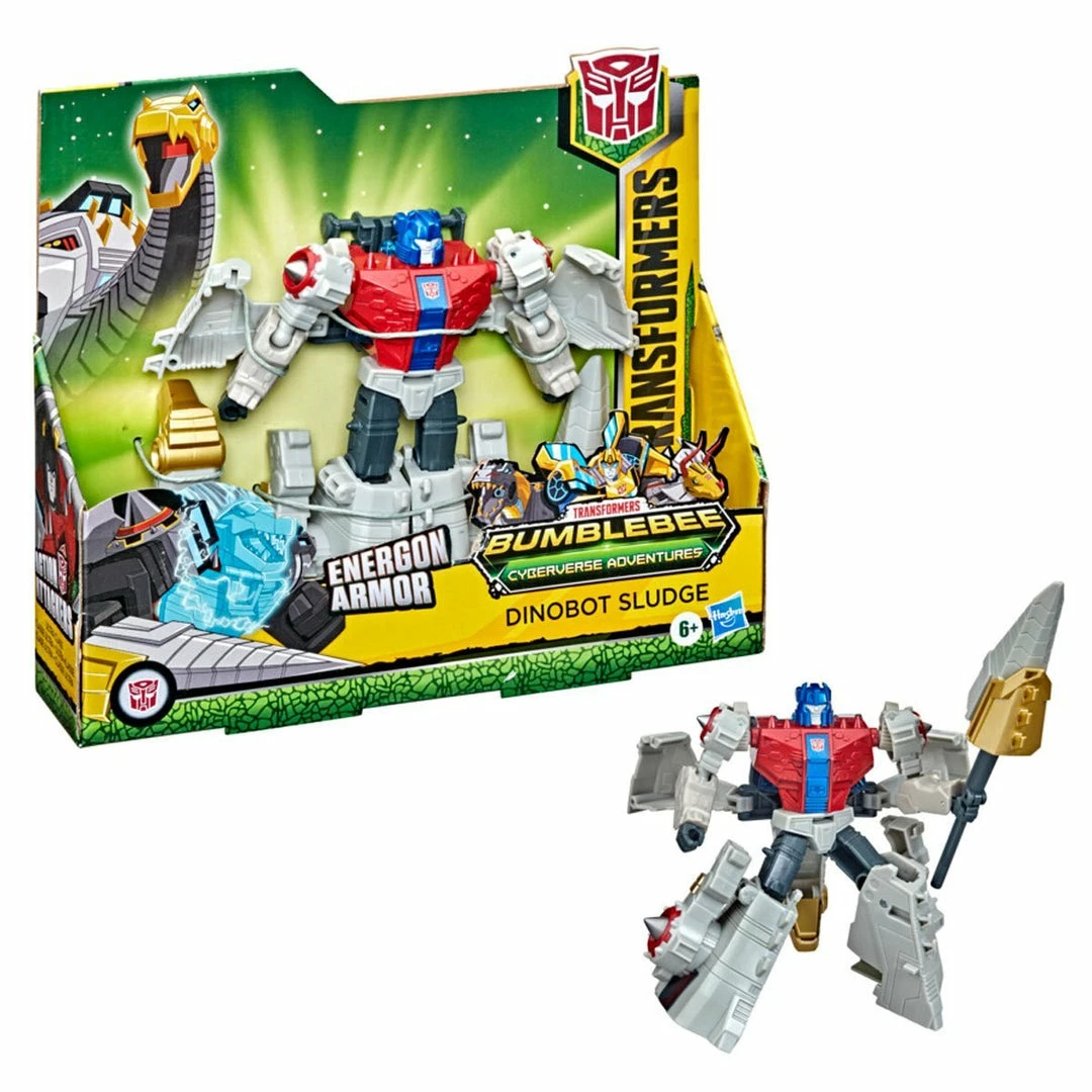 HASBRO FIGURES Transformers Bumblebee: Cyberverse Adventures - Ultra Class Dinobot Sludge 1 HASBRO FIGURES Transformers Bumblebee: Cyberverse Adventures - Ultra Class Dinobot Sludge