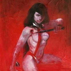 Collector Cave COMICS VAMPIRELLA TRIAL OF THE SOUL ONE SHOT DELL’OTTO RED VIRGIN VARIANT