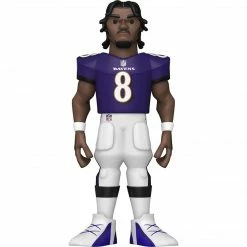Funko Vinyl Gold - NFL Ravens - Lamar Jackson (Home Uniform) 5" JUST ARRIVED!