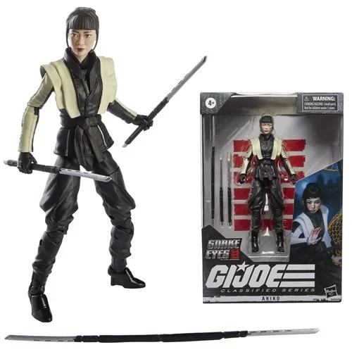HASBRO TOY GROUP GI JOE CLASSIFIED SERIES - SNAKE EYES: G.I. JOE ORIGINS - AKIKO 1 HASBRO TOY GROUP GI JOE CLASSIFIED SERIES - SNAKE EYES: G.I. JOE ORIGINS - AKIKO