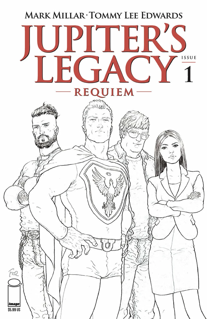 IMAGE COMICS JUPITERS LEGACY REQUIEM #1 (OF 12) CVR C QUITELY B&W (MR) 1 IMAGE COMICS JUPITERS LEGACY REQUIEM #1 (OF 12) CVR C QUITELY B&W (MR)
