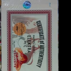 IMAGE COMICS ELEKTRA #1 CVR C J. SCOTT CAMPBELL SIGNED W/COA NEWLY PRICED BOOKS