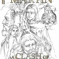 DYNAMITE COMICS GEORGE RR MARTIN A CLASH OF KINGS #5 20 COPY RUBI B&W INCV (