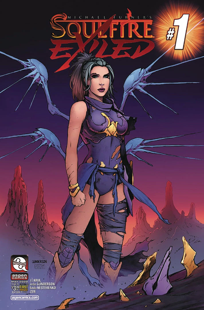 ASPEN MLT INC SOULFIRE EXILED #1 CVR A GUNDERSON COMICS 1 ASPEN MLT INC SOULFIRE EXILED #1 CVR A GUNDERSON COMICS