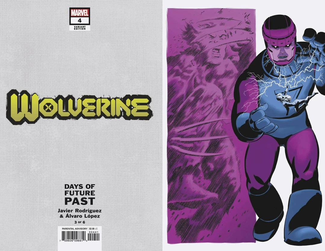 MARVEL COMICS WOLVERINE #4 RODRIGUEZ DAYS OF FUTURE PAST VAR 1 MARVEL COMICS WOLVERINE #4 RODRIGUEZ DAYS OF FUTURE PAST VAR