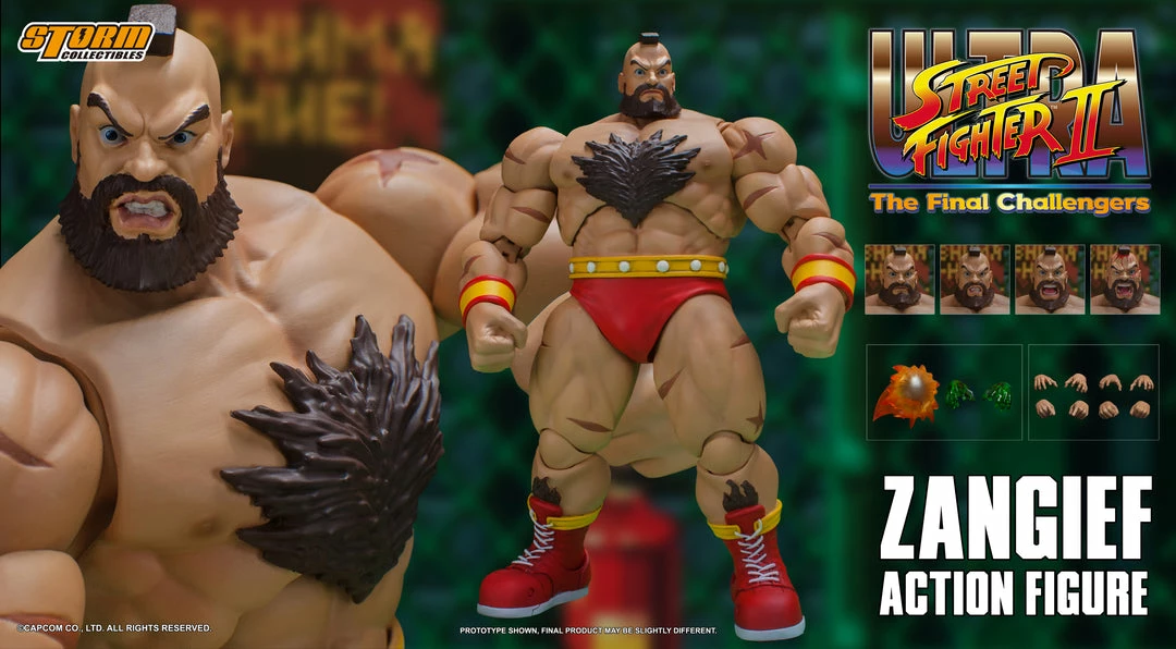 JUST ARRIVED! STORM COLLECTIBLES - ULTRA STREET FIGHTER II: THE FINAL CHALLENGERS - ZANGIEF 1:12 SCALE ACTION FIGURE 1 JUST ARRIVED! STORM COLLECTIBLES - ULTRA STREET FIGHTER II: THE FINAL CHALLENGERS - ZANGIEF 1:12 SCALE ACTION FIGURE