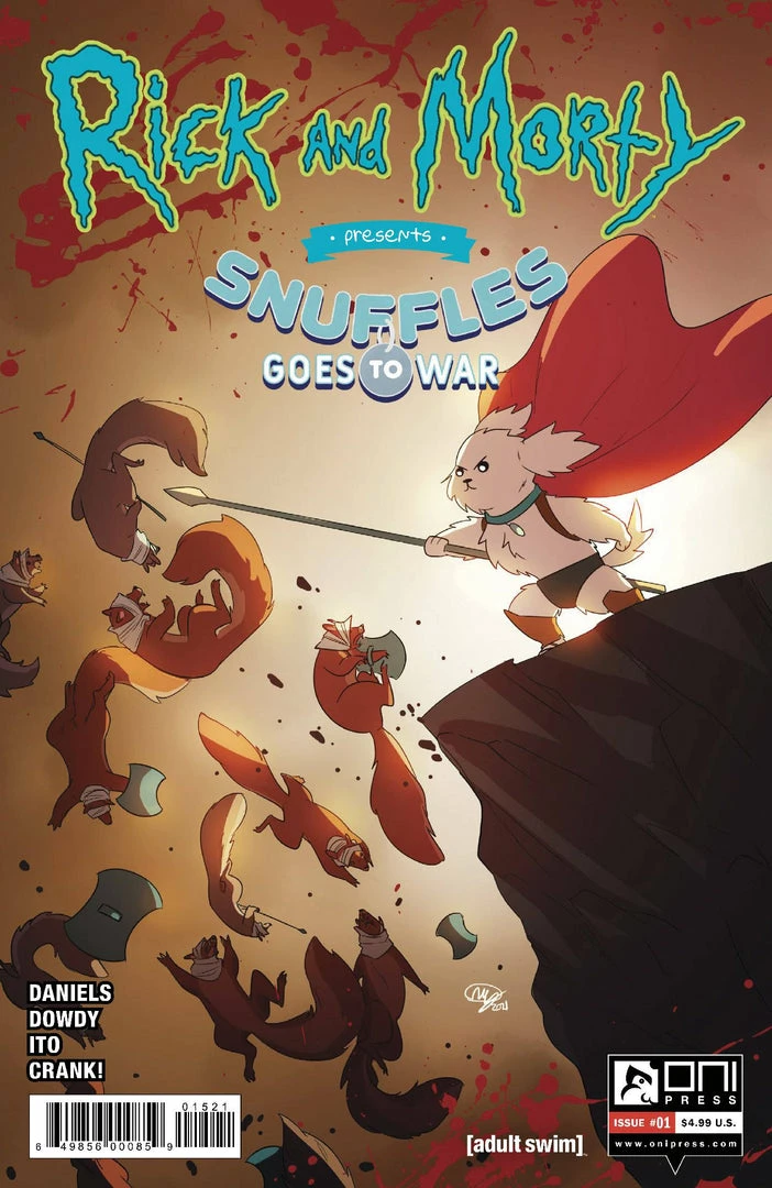 ONI PRESS INC. COMICS RICK & MORTY PRESENTS SNUFFLES GOES TO WAR #1 CVR B HUANG 1 ONI PRESS INC. COMICS RICK & MORTY PRESENTS SNUFFLES GOES TO WAR #1 CVR B HUANG