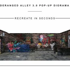 Collector Cave EXTREME SETS - DERANGED ALLEY 3.0 POP UP 1/12 SCALE DIORAMA