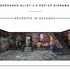 Collector Cave EXTREME SETS - DERANGED ALLEY 3.0 POP UP 1/12 SCALE DIORAMA