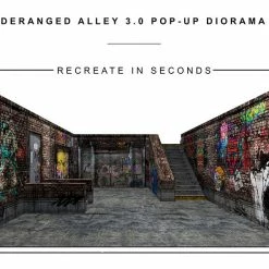 Collector Cave EXTREME SETS - DERANGED ALLEY 3.0 POP UP 1/12 SCALE DIORAMA