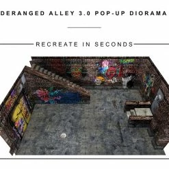 Collector Cave EXTREME SETS - DERANGED ALLEY 3.0 POP UP 1/12 SCALE DIORAMA