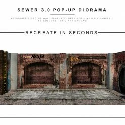 Collector Cave EXTREME SETS - SEWER 3.0 POP UP 1/12 SCALE DIORAMA