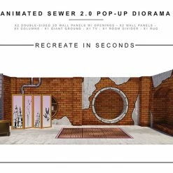 Collector Cave EXTREME SETS -ANIMATED SEWER 2.0 POP UP 1/12 SCALE DIORAMA