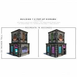 Collector Cave FIGURES EXTREME SETS - BUILDING 7.0 POP UP 1/12 SCALE DIORAMA