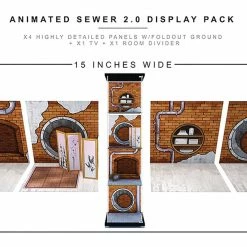 Collector Cave FIGURES EXTREME SETS - ANIMATED SEWER 2.0 1/12 SCALE DISPLAY PACK