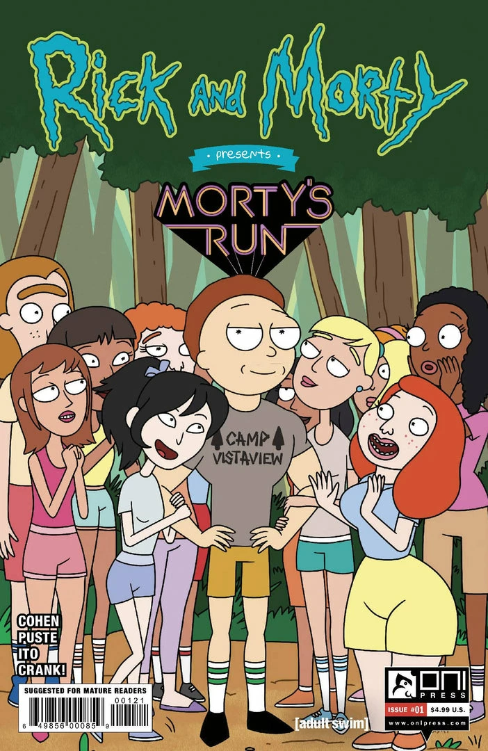 ONI PRESS INC. RICK AND MORTY PRESENTS MORTYS RUN #1 CVR B FEISTER 1 ONI PRESS INC. RICK AND MORTY PRESENTS MORTYS RUN #1 CVR B FEISTER