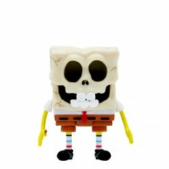 SUPER 7 JUST ARRIVED! Spongebob Squarepants - Spongebob Skullpants 3 3/4-Inch ReAction Figure
