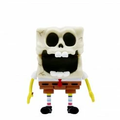 SUPER 7 JUST ARRIVED! Spongebob Squarepants - Spongebob Skullpants 3 3/4-Inch ReAction Figure