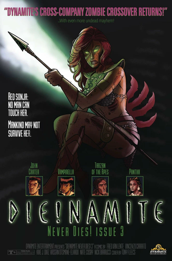 DYNAMITE COMICS DIE!NAMITE NEVER DIES #3 CVR A FLEECS 1 DYNAMITE COMICS DIE!NAMITE NEVER DIES #3 CVR A FLEECS