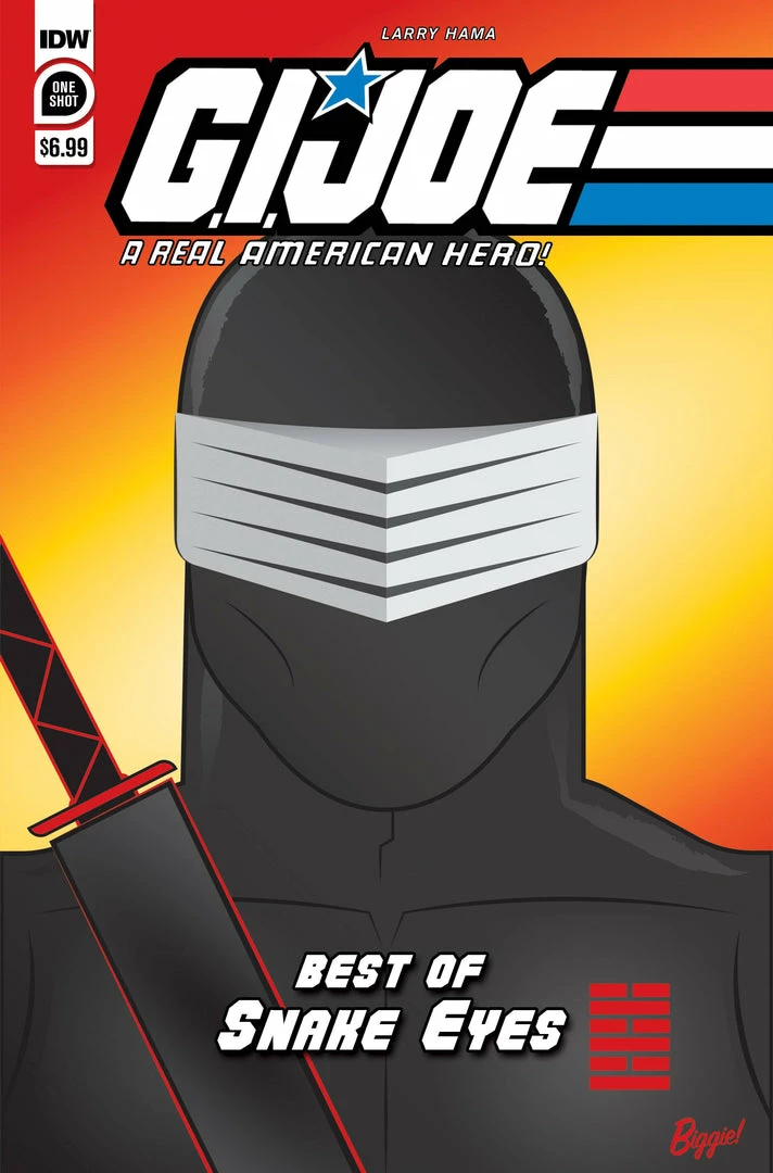 IDW PUBLISHING COMICS GI JOE A REAL AMERICAN HERO BEST OF SNAKE EYES 1 IDW PUBLISHING COMICS GI JOE A REAL AMERICAN HERO BEST OF SNAKE EYES