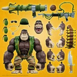 SUPER 7 TMNT ULTIMATES WAVE 7 - GUERILLA GORILLA 7" ACTION FIGURE (PREORDER APRIL 2023)