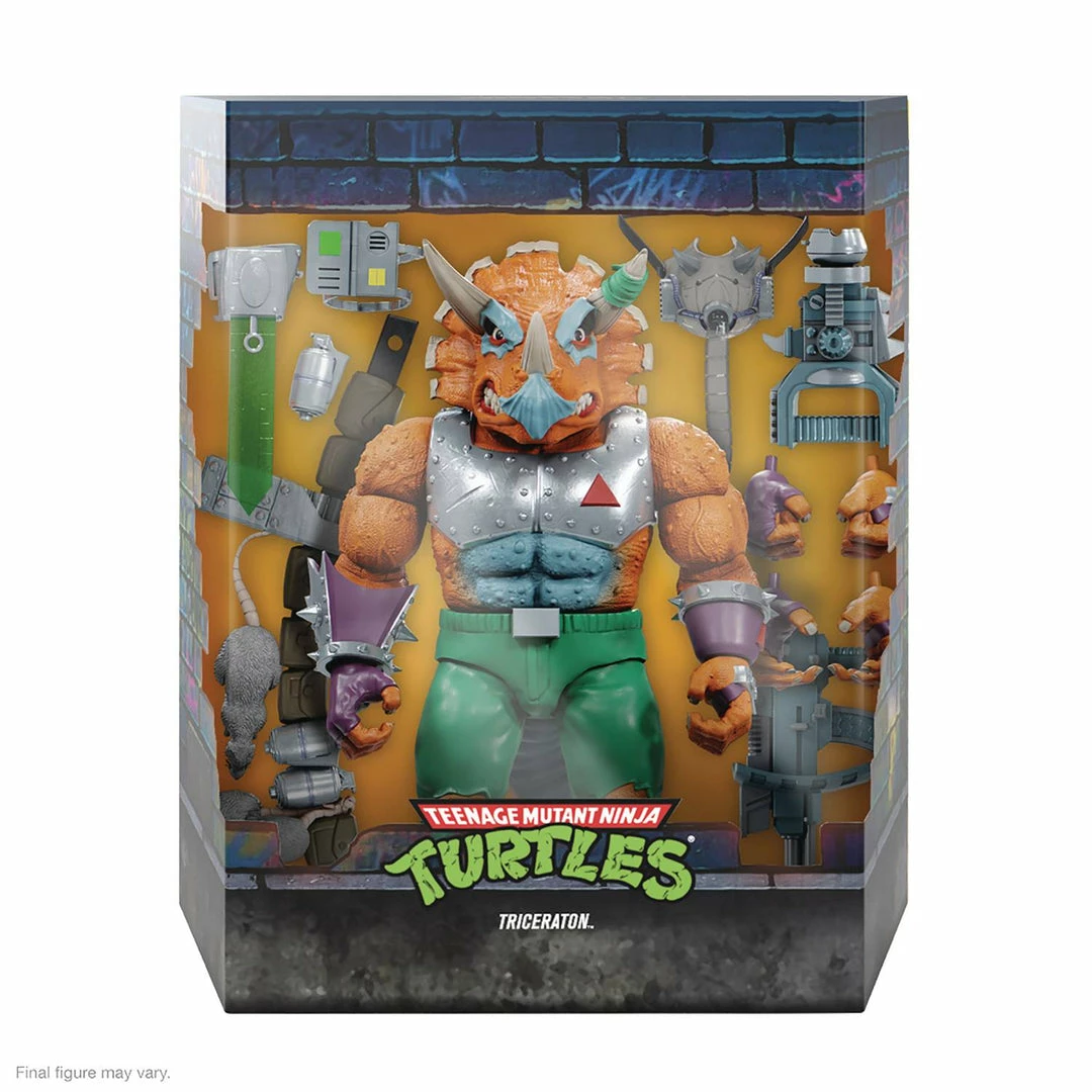 SUPER 7 TMNT ULTIMATES WAVE 7 - TRICERATON 7" ACTION FIGURE (PREORDER APRIL 2023) FIGURES 1 SUPER 7 TMNT ULTIMATES WAVE 7 - TRICERATON 7" ACTION FIGURE (PREORDER APRIL 2023) FIGURES