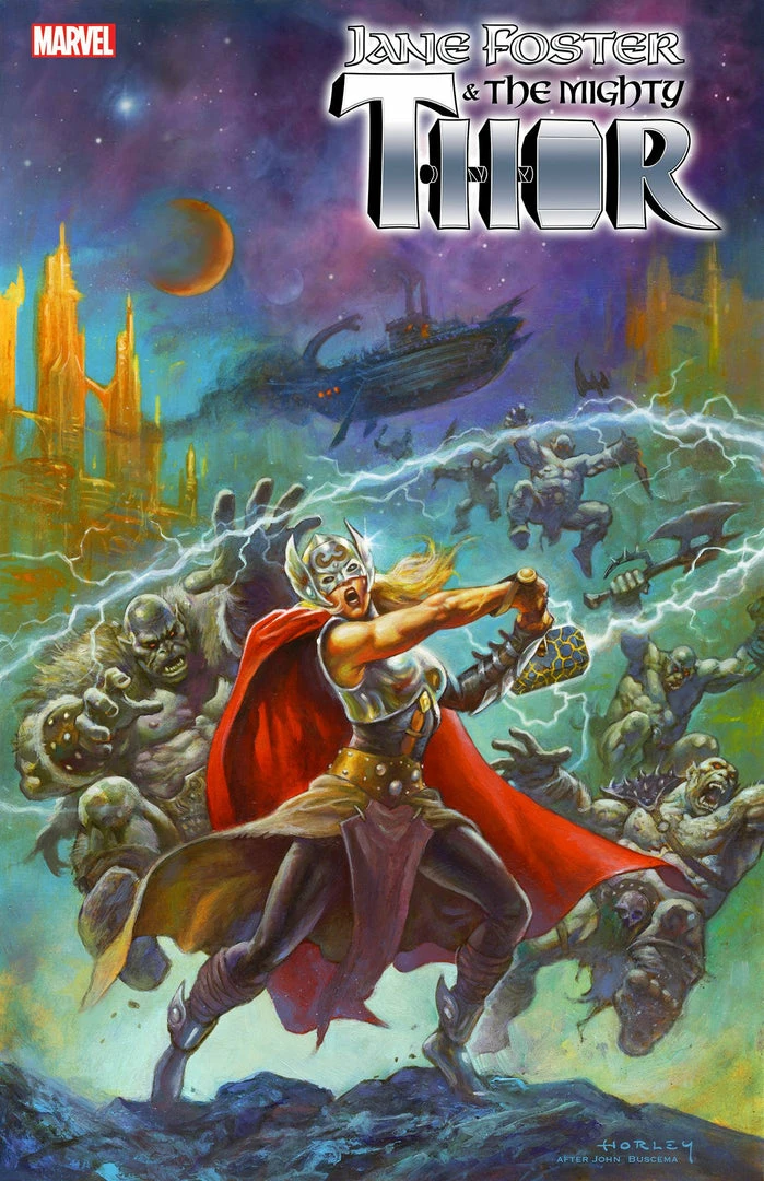 MARVEL PRH COMICS JANE FOSTER MIGHTY THOR #2 (OF 5) HORLEY VAR 1 MARVEL PRH COMICS JANE FOSTER MIGHTY THOR #2 (OF 5) HORLEY VAR