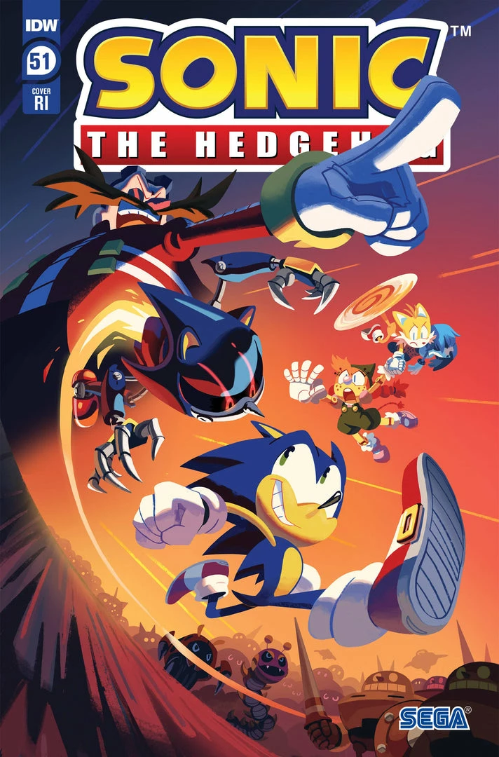 IDW PUBLISHING COMICS SONIC THE HEDGEHOG #51 CVR C 10 COPY FOURDRAINE INCV 1 IDW PUBLISHING COMICS SONIC THE HEDGEHOG #51 CVR C 10 COPY FOURDRAINE INCV