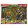 PLAYMATES TMNT CLASSIC - LEONARDO VS ROCKSTEADY 2PK AF