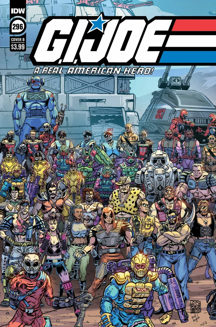 IDW PUBLISHING COMICS GI JOE A REAL AMERICAN HERO #296 CVR B SULLIVAN (8/3/22) 1 IDW PUBLISHING COMICS GI JOE A REAL AMERICAN HERO #296 CVR B SULLIVAN (8/3/22)