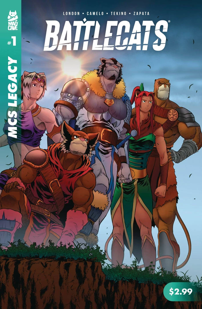 MAD CAVE STUDIOS LEGACY BATTLECATS #1 CVR A CAMELO (8/31/22) 1 MAD CAVE STUDIOS LEGACY BATTLECATS #1 CVR A CAMELO (8/31/22)