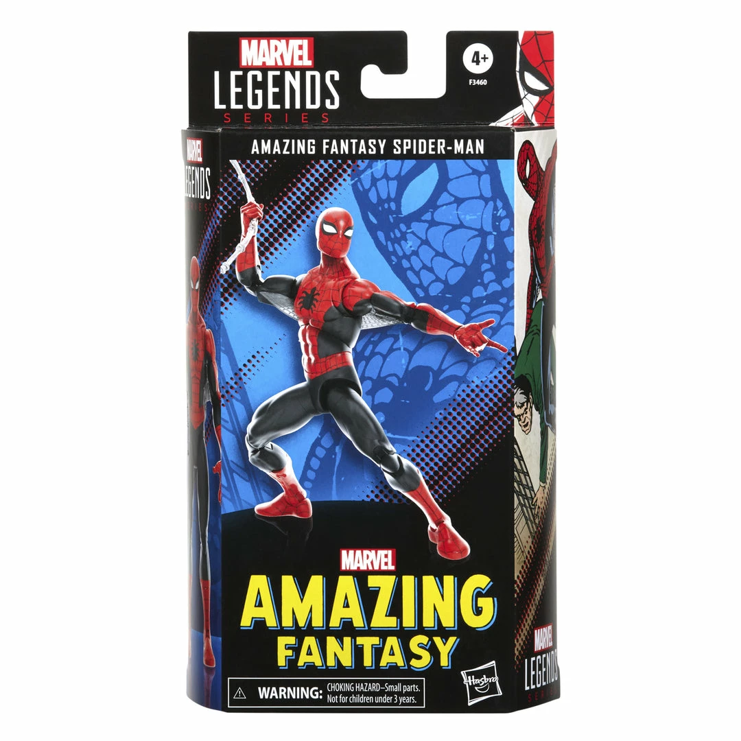HASBRO FIGURES MARVEL LEGENDS - SPIDER-MAN 60TH ANNIVERSARY - AMAZING FANTASY SPIDER-MAN (PREORDER ITEM JAN 2023) 2 HASBRO FIGURES MARVEL LEGENDS - SPIDER-MAN 60TH ANNIVERSARY - AMAZING FANTASY SPIDER-MAN (PREORDER ITEM JAN 2023)