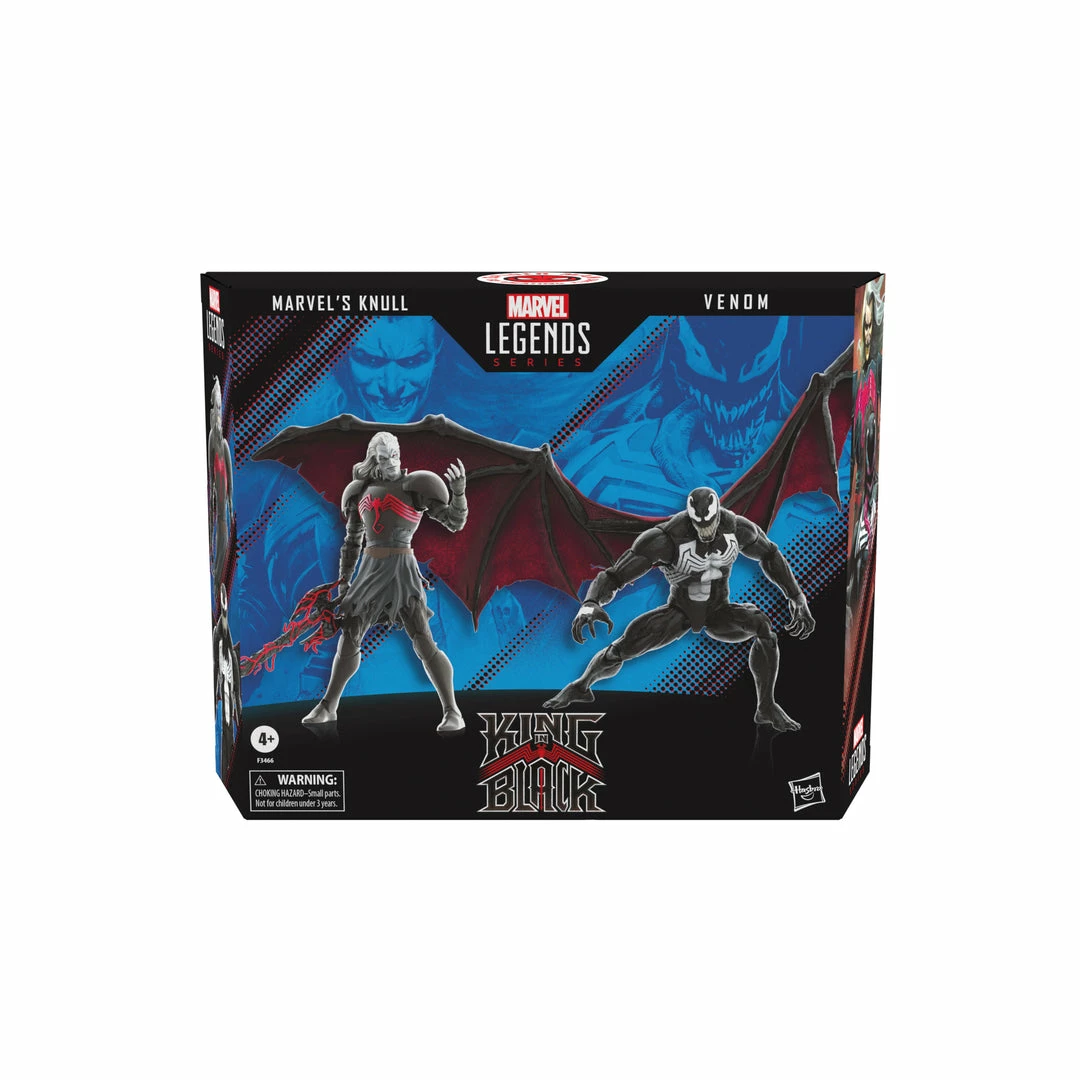 HASBRO FIGURES MARVEL LEGENDS - SPIDER-MAN 60TH ANNIVERSARY - MARVEL'S KNULL & VENOM 2 PACK (PREORDER ITEM JAN 2023) 2 HASBRO FIGURES MARVEL LEGENDS - SPIDER-MAN 60TH ANNIVERSARY - MARVEL'S KNULL & VENOM 2 PACK (PREORDER ITEM JAN 2023)