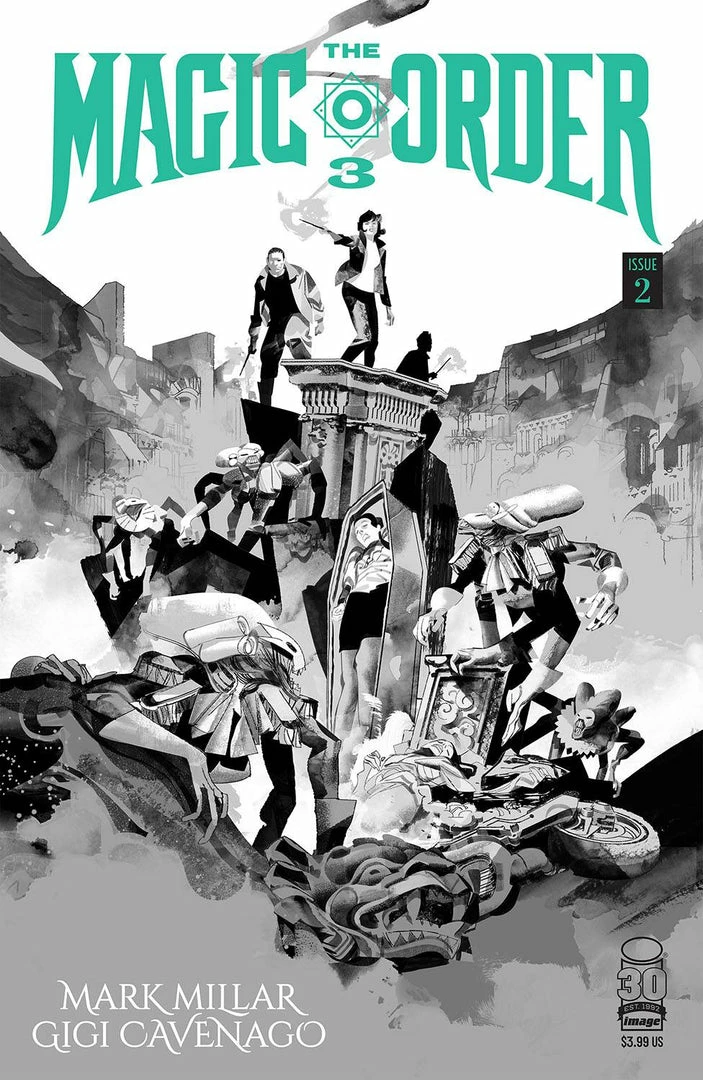 IMAGE COMICS MAGIC ORDER 3 #2 (OF 6) CVR B CAVENAGO B&W (MR) (8/31/22) 1 IMAGE COMICS MAGIC ORDER 3 #2 (OF 6) CVR B CAVENAGO B&W (MR) (8/31/22)