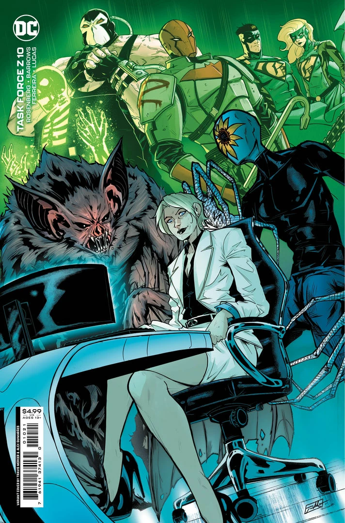 DC COMICS TASK FORCE Z #10 CVR B MERCER CARD STOCK VAR 1 DC COMICS TASK FORCE Z #10 CVR B MERCER CARD STOCK VAR