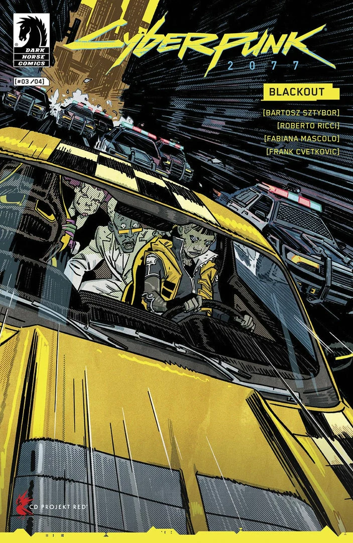 DARK HORSE COMICS CYBERPUNK 2077 BLACKOUT #3 (OF 4) CVR A RICCI (MR) (8/3/22) 1 DARK HORSE COMICS CYBERPUNK 2077 BLACKOUT #3 (OF 4) CVR A RICCI (MR) (8/3/22)