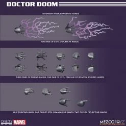 MEZCO ONE-12 COLLECTIVE - DOCTOR DOOM DELUXE EDITION (JUNE 23) FIGURES