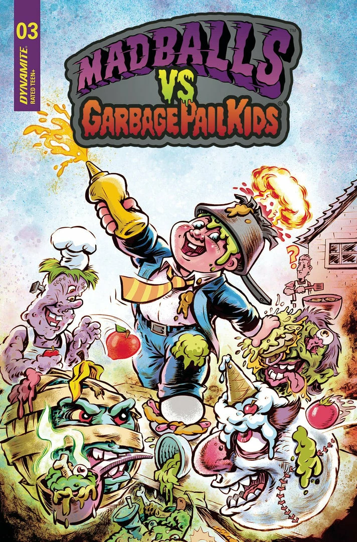 DYNAMITE COMICS MADBALLS VS GARBAGE PAIL KIDS #3 CVR B CROSBY (9/14/22) 1 DYNAMITE COMICS MADBALLS VS GARBAGE PAIL KIDS #3 CVR B CROSBY (9/14/22)