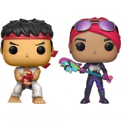 Funko Pop! Street Fighter X Fortnite - Ryu & Brite Bomber 2-Pack JUST ARRIVED!