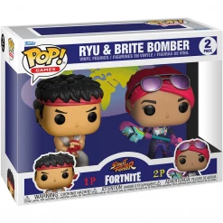 Funko Pop! Street Fighter X Fortnite - Ryu & Brite Bomber 2-Pack JUST ARRIVED!