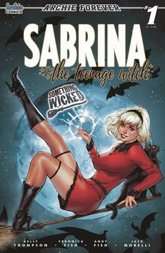 ARCHIE COMIC PUBLICATIONS COMICS SABRINA SOMETHING WICKED #1 CHATZOUDIS COLLECTOR CAVE SIGNED VARIANT 1 ARCHIE COMIC PUBLICATIONS COMICS SABRINA SOMETHING WICKED #1 CHATZOUDIS COLLECTOR CAVE SIGNED VARIANT