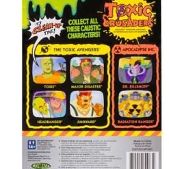 Ny-collectorcave FIGURES TOXIC CRUSADERS MAJOR DISASTER 3-3/4 REACTION FIGURE