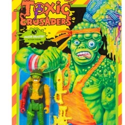 Ny-collectorcave FIGURES TOXIC CRUSADERS MAJOR DISASTER 3-3/4 REACTION FIGURE