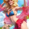 DC COMICS ACTION COMICS #1046 CVR C STANLEY ARTGERM LAU SWIMSUIT CARD STOCK VAR (8/24/22)