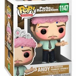 Funko Pop! Parks & Recreation Wave 2 - Andy As Princess Rainbow Sparkle