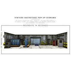 Collector Cave EXTREME SETS - VINTAGE BACKSTAGE POP UP 1/12 SCALE DIORAMA FIGURES