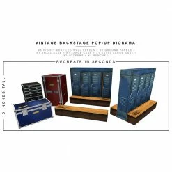 Collector Cave EXTREME SETS - VINTAGE BACKSTAGE POP UP 1/12 SCALE DIORAMA FIGURES